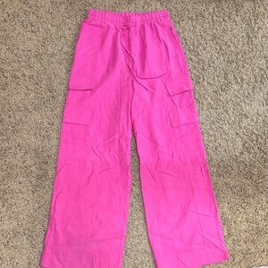 Pink Cargo Pants